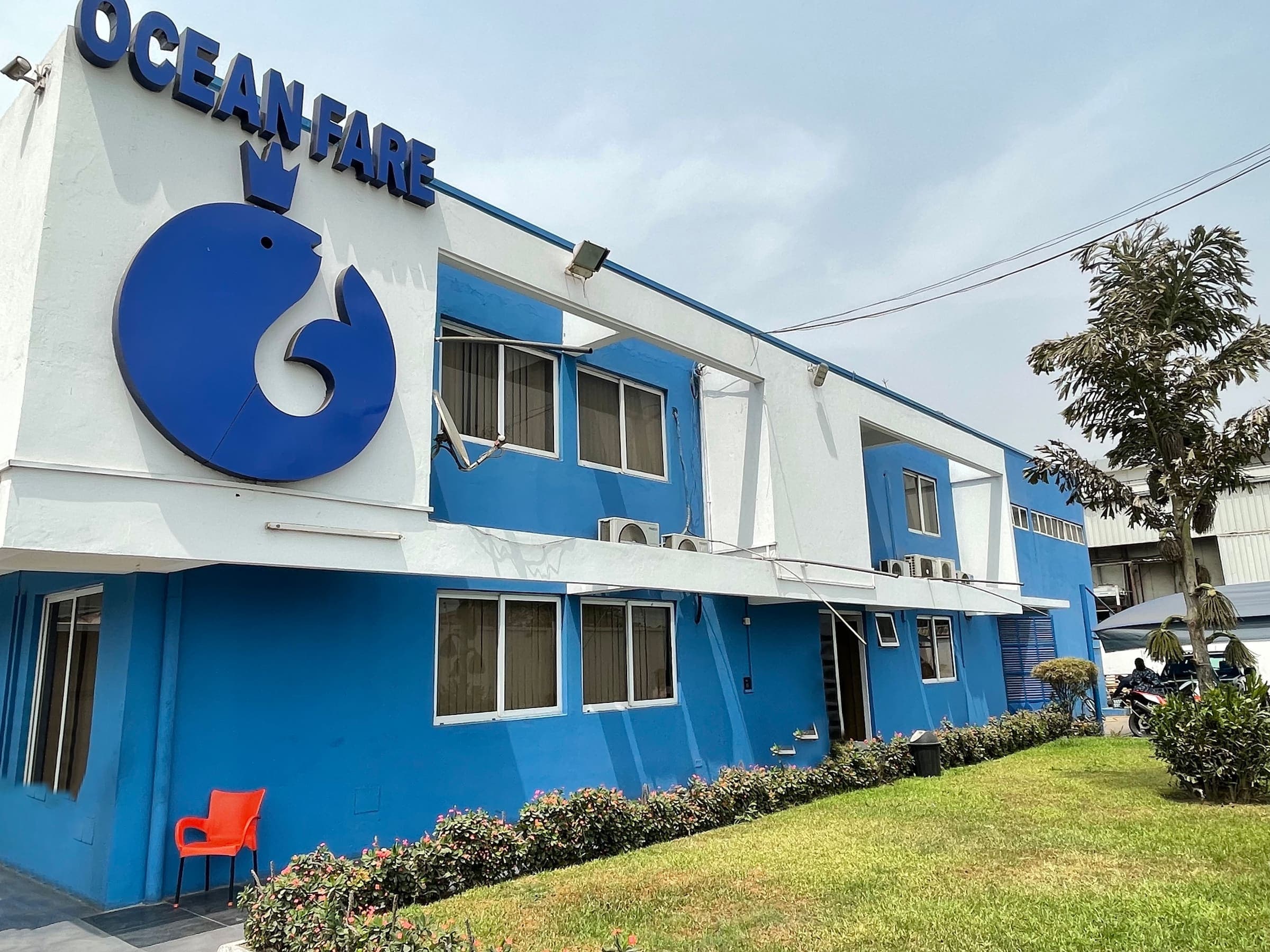 Ocean Fare headquarters building at Tema Fishing Harbour